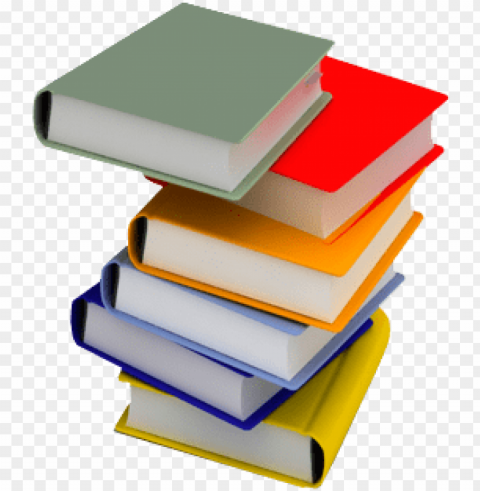 books transparent Isolated Item on Clear Background PNG