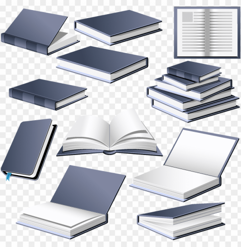 books vector - book vector Transparent design PNG