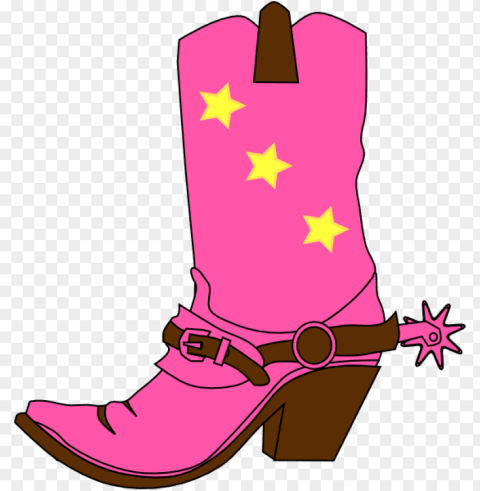 booted clipart cowboy outfit - cowgirl boots clip art Clear Background PNG Isolated Subject
