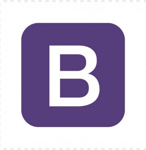 bootstrap logo vector download Isolated PNG on Transparent Background