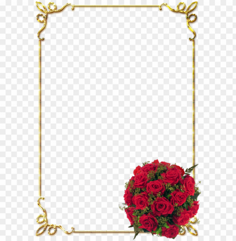 border design rose clipart borders and frames floral - flower background border designs PNG for blog use