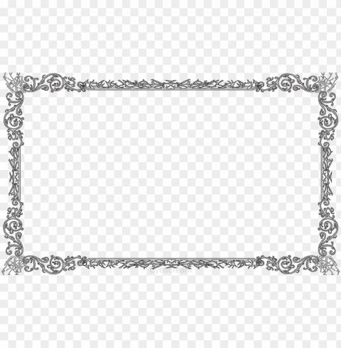 border vector gothic - gothic frame Isolated Design Element on Transparent PNG
