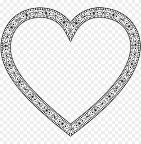 borders and frames computer icons heart clip art for - fancy heart Transparent PNG graphics bulk assortment