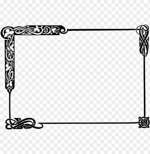 borders and frames knot celts picture art - celtic knot border Isolated Element in Clear Transparent PNG