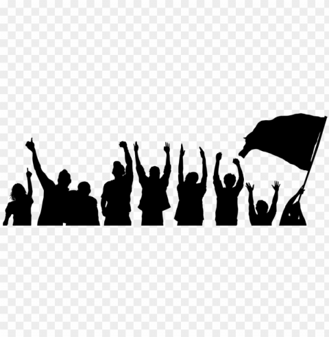 born equal vs equal rights main 4 post - silhouette of people protesti Free PNG download