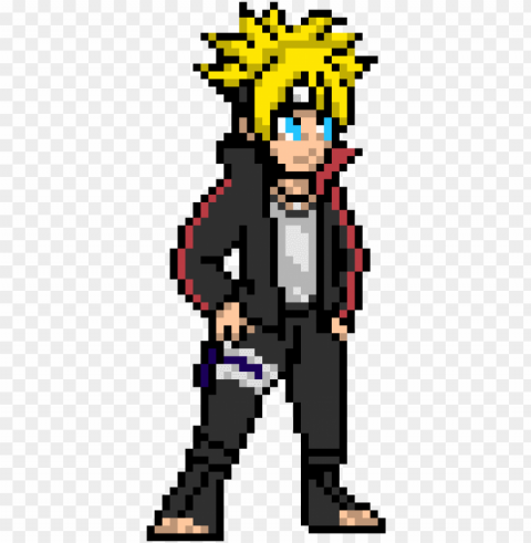 boruto - pixel art Free download PNG images with alpha channel diversity