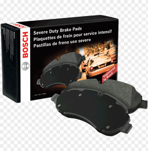 bosch severe duty just got better with optimal all-around - bosch severe duty brake pads PNG no background free