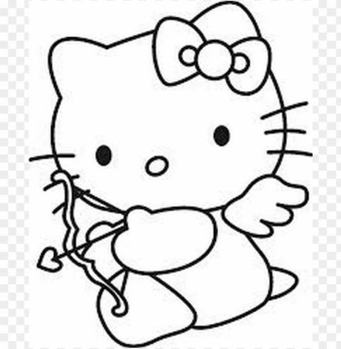 bosquejos para dibujar hello kitty PNG with alpha channel PNG transparent with Clear Background ID 696b505d