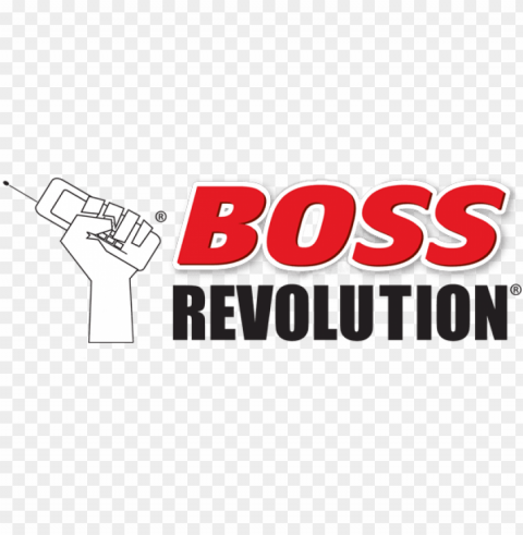 boss revolution logo Transparent Background Isolation of PNG