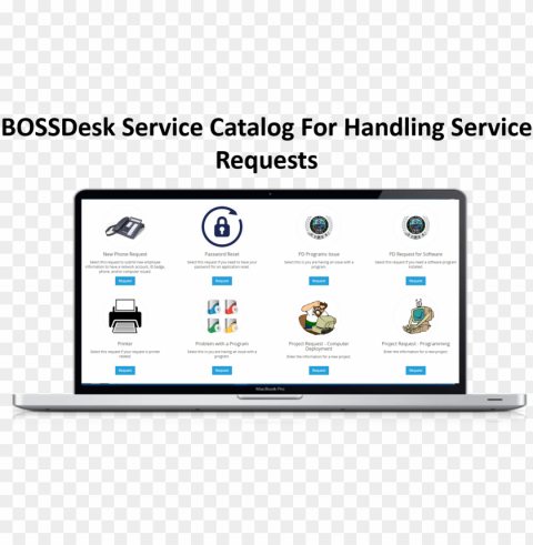 bossdesk service catalog - facultad de ciencias exactas ingeniería y agrimensura PNG images with transparent layering