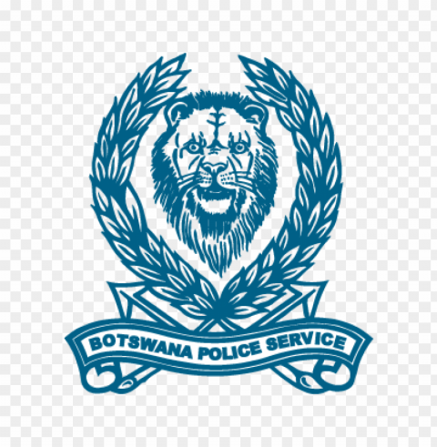 botswana police vector logo PNG Isolated Illustration with Clear Background