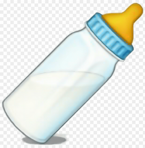 bottle emoji - baby bottle PNG with clear transparency
