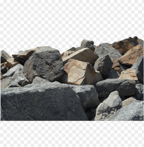 boulders Isolated Graphic Element in HighResolution PNG