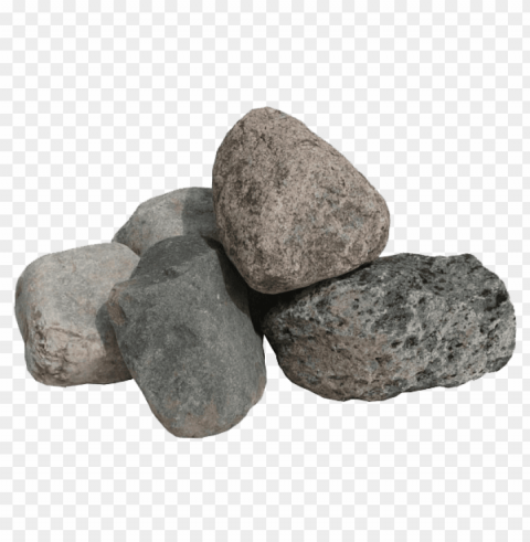 boulders Isolated Graphic Element in Transparent PNG