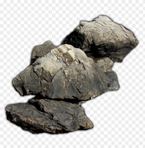 boulders Isolated Graphic with Clear Background PNG