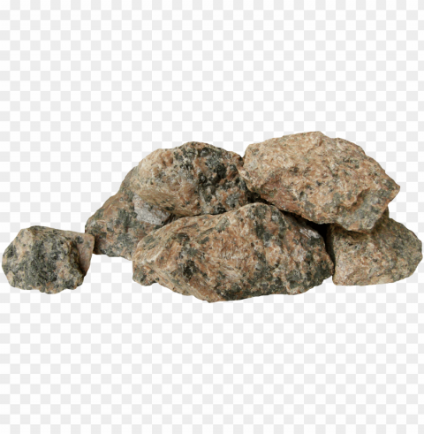 boulders Isolated Icon with Clear Background PNG