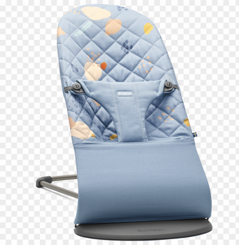 bouncer bliss limited edition 2018 babybj rn organic - babybjorn bouncer bliss - dusk blue mesh Isolated Graphic Element in HighResolution PNG