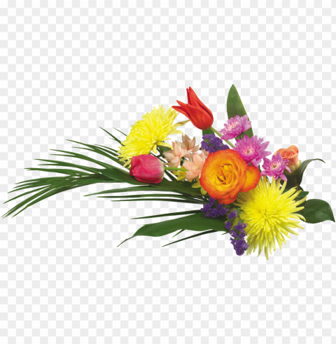 bouquet flowers - Полевые Цветы Букет PNG Isolated Object with Clear Transparency