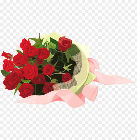 bouquet of roses clip art PNG for mobile apps