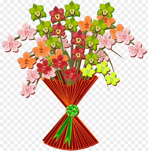bouquetflor flora flower nature plant -free mother's day bouquet Isolated Subject with Clear PNG Background