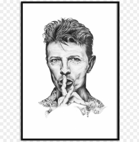 bowie - sketch Isolated Design Element on Transparent PNG
