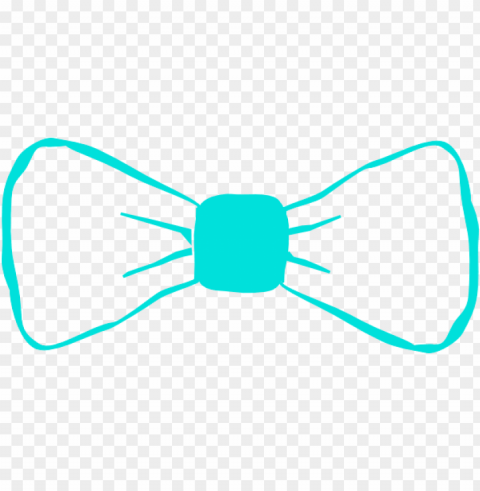 bowtie clipart teal - teal bow tie clipart High Resolution PNG Isolated Illustration