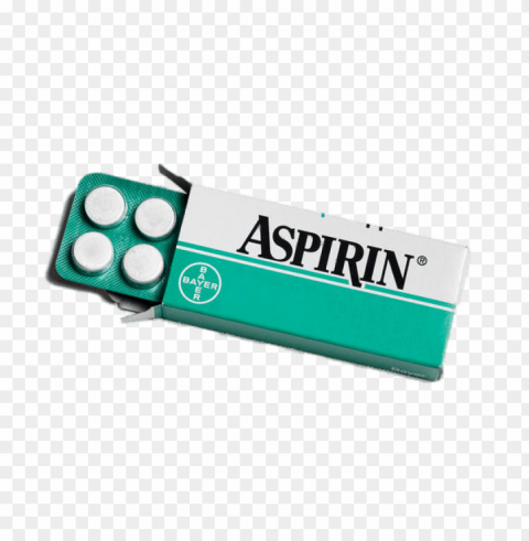 Box Of Aspirin And Tablets Isolated Item On Clear Background PNG