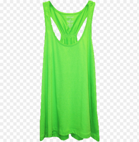 boxercraft lime flare tank top personalize it - blouse PNG transparent pictures for projects