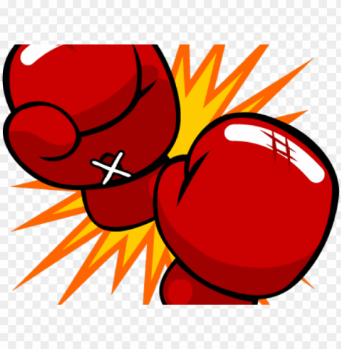boxing gloves clipart boxing ring - drawing cartoon boxing gloves Isolated Subject in Clear Transparent PNG