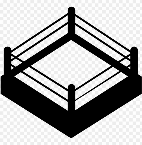 boxing vector ring - wrestling ring clipart PNG with Transparency and Isolation