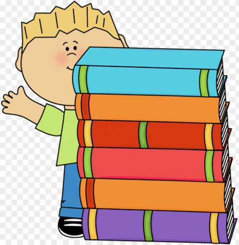 boy waving behind a stack of books clip art boy waving - behind preposition of place PNG files with no royalties