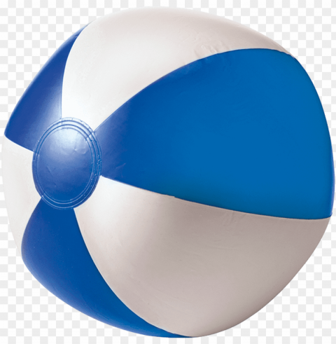 br9620 two tone inflatable beach ball - blue beach ball Clean Background Isolated PNG Graphic Detail