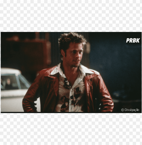 brad pitt É o favorito de ninguém menos que david fincher - mens leather jackets in movies PNG images with no background assortment