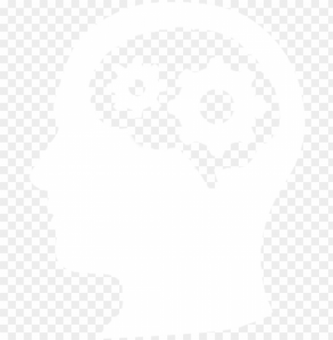 brain icon brain icon brain icon picturesbrain - head icon white Clean Background Isolated PNG Object