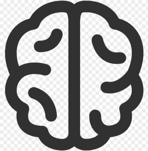 brain - brain vector Clear Background Isolated PNG Icon