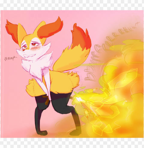 braixen poot - pokemon girls fart PNG transparent elements package