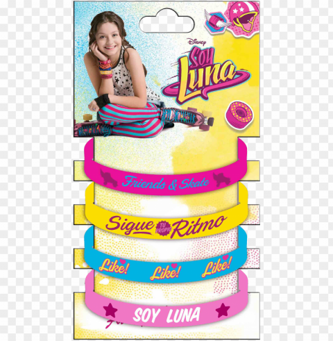 bransoletki silikonowe soy luna - borracha de soy luna Clean Background Isolated PNG Image PNG transparent with Clear Background ID ed2f7c5b