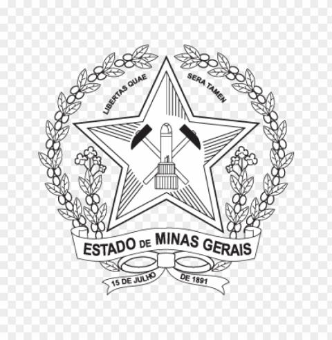 brasao minas gerais logo vector free Clear Background Isolated PNG Icon