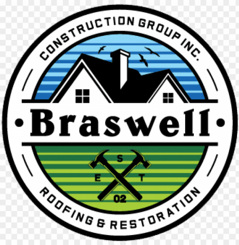 braswell construction group inc logo - braswell construction group inc roofing & restoratio HighQuality PNG with Transparent Isolation