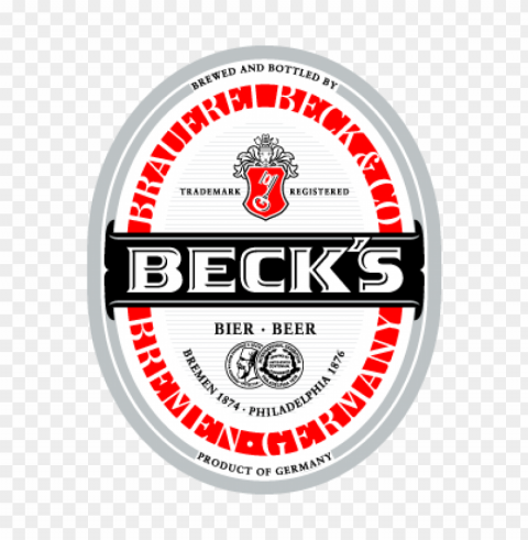 brauerei beck & co vector logo PNG transparent photos for presentations