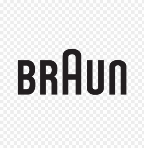 braun logo vector PNG Image with Transparent Isolated Graphic
