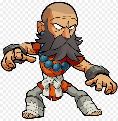 Brawlhalla Character Wu Sha Isolated Graphic On Transparent PNG