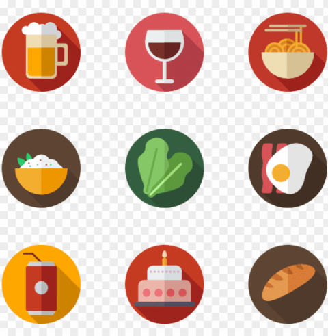 bread icons - food color icon Transparent picture PNG