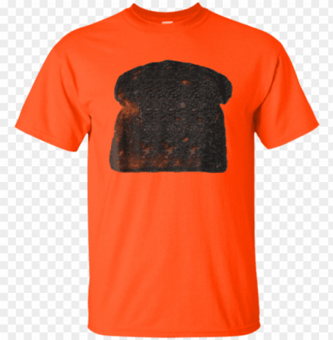 bread toast burnt shirt ClearCut Background Isolated PNG Art