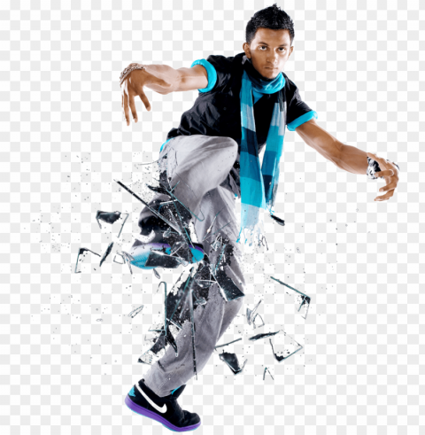 break dance hip hop - street dance Transparent Background PNG Object Isolation