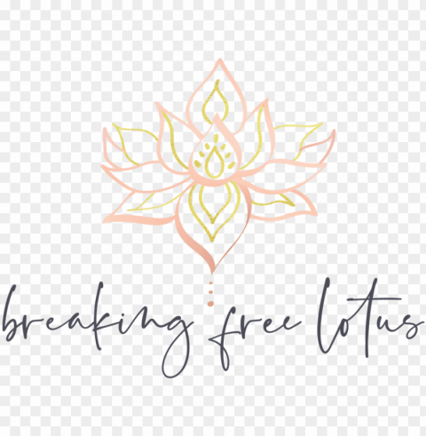 Breakingfreelotus Squarespace-01 - Calligraphy PNG Image With Transparent Isolation