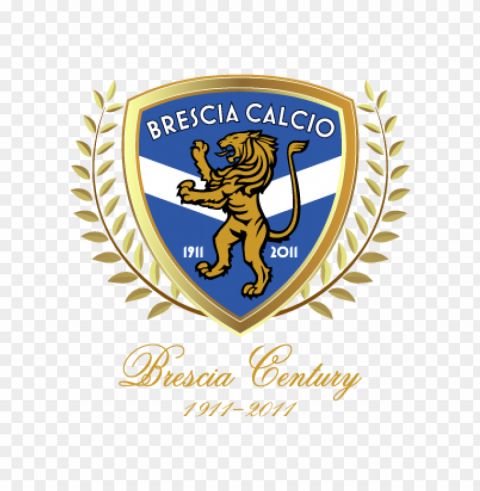 brescia calcio 100 years vector logo PNG images with transparent elements pack