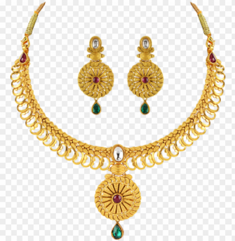 bridal gold jewellery sets online buy gold earrings - necklace with earrings set gold PNG art