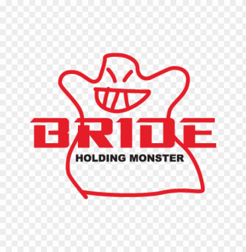 bride holding monster logo vector free Transparent PNG images for graphic design