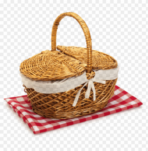 bring snacks drinks a picnic or whatever suits your - old fashioned picnic basket Isolated Item on HighQuality PNG